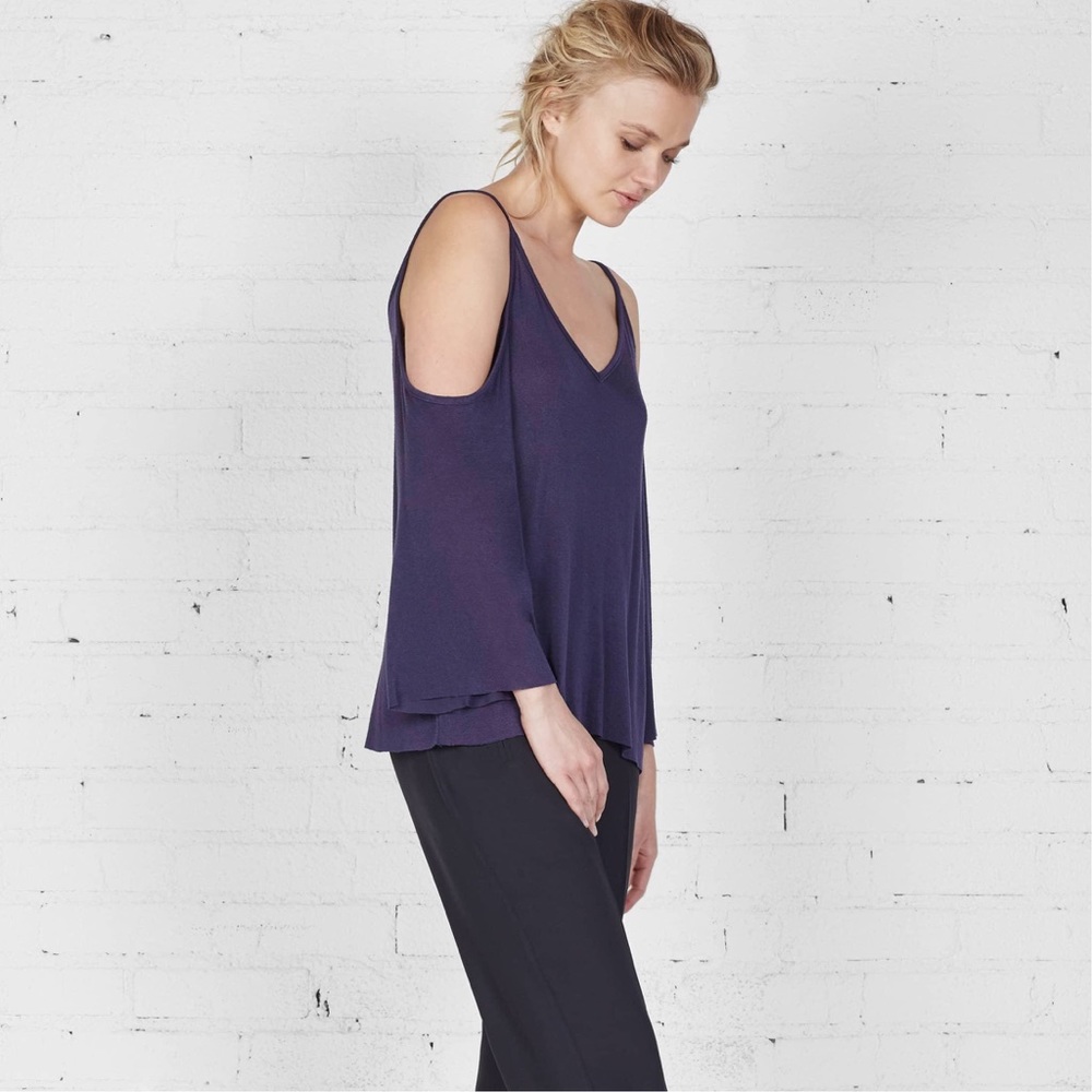 😈🆕 Bailey 44 ❖ Cold Shoulder Top ❖ Amethyst ❖ - Picture 3 of 8